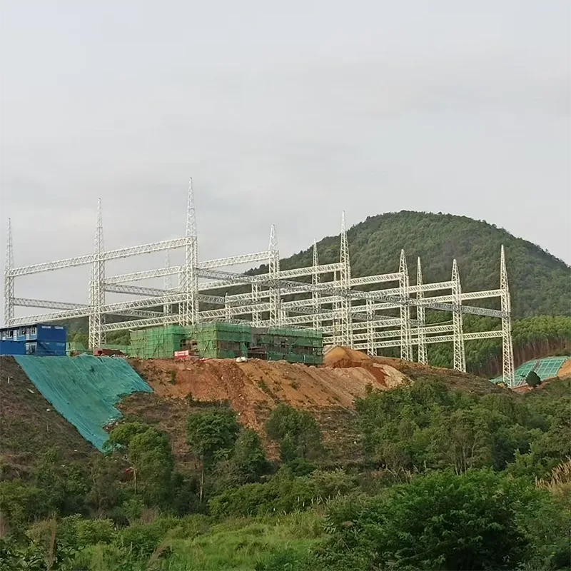 Jeklene konstrukcije transformatorskih postaj za prenos električne energije